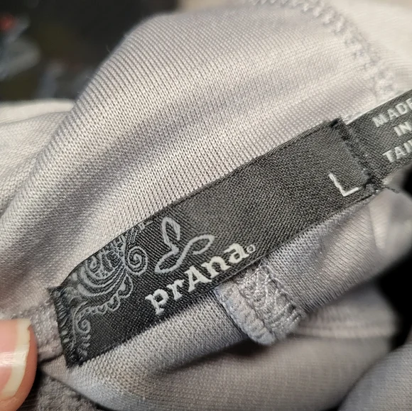 Prana‎ Size Large Gray Hoodie Sweatshirt - Picture 3 of 3